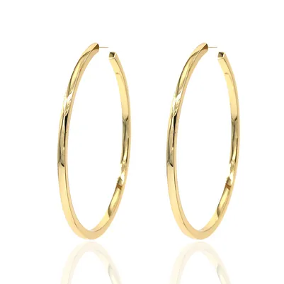 Large Gold Hoops